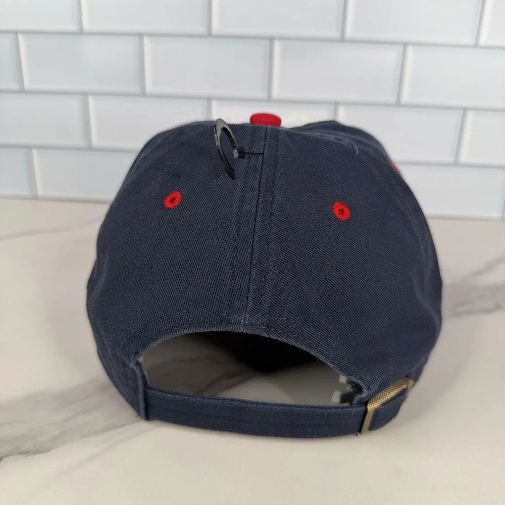 Minnesota Twins Hat Cap Strap Back Mens Adjustable Navy Red 47 Baseball Script